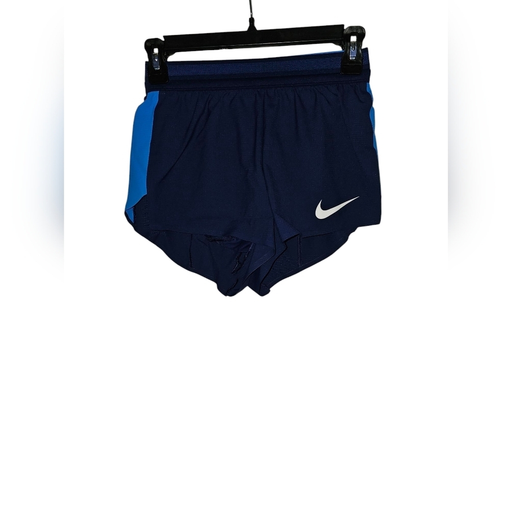 Women's Nike Pro Elite Shorts 2” Brief Lined Running Blue AO8485-492 Size XS